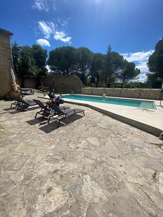 Ferienwohnung Logis Dans Ancien Relais De Poste Saint Julien Les Rosiers Exterior foto